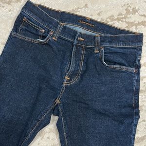 Nudie Jeans Co. Organic Cotton Denim, 34/34 Tight Terry Rinse Twill)